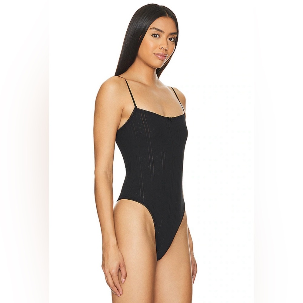 NWT Cou Cou Intimates White Bodysuit Large